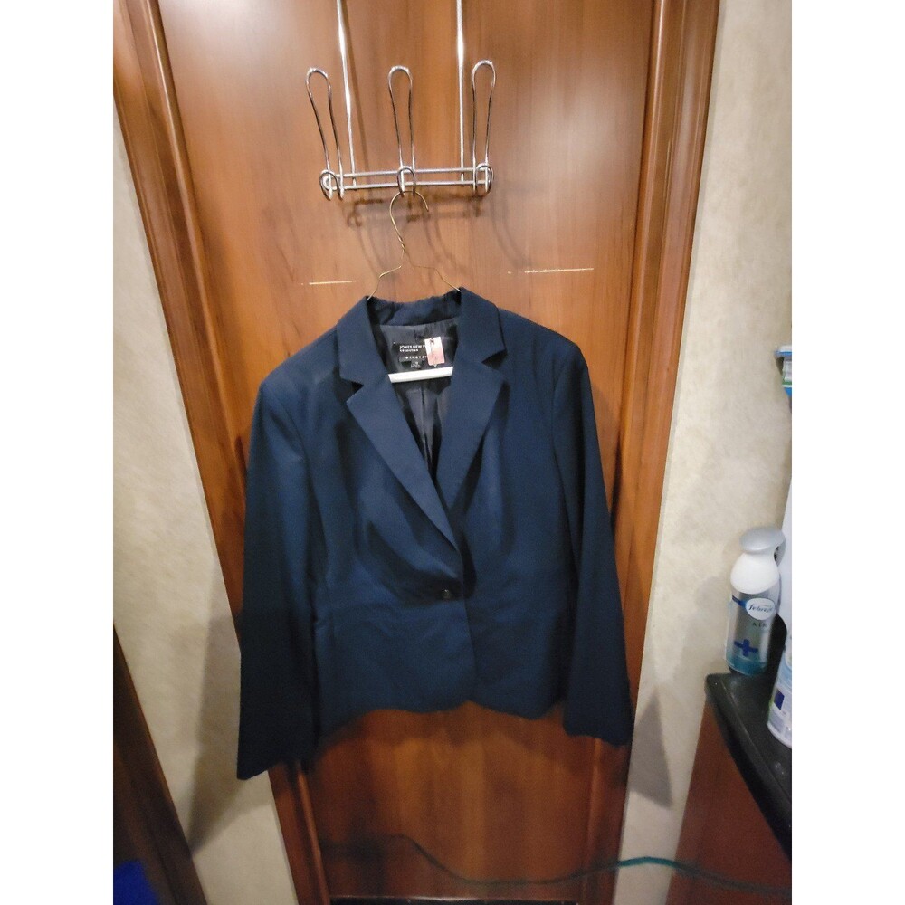 Jones New York Suit Jacket Navy Sz 12 F-1